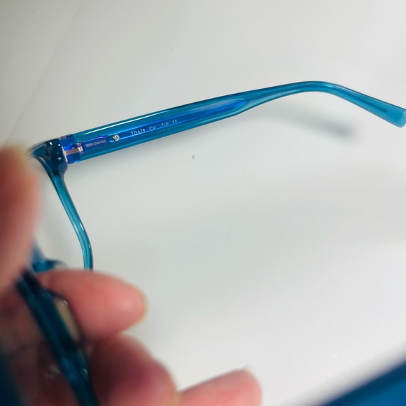 TOM DAVIES TD679 Col 1950 teal blue and purple acetate 54-16-140 New - Picture 7 of 14